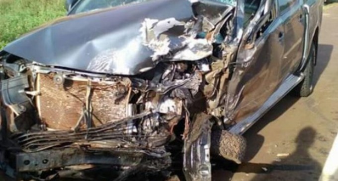 Policía fallece en un choque