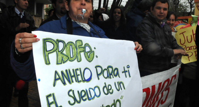 Docentes se movilizarán el lunes y martes