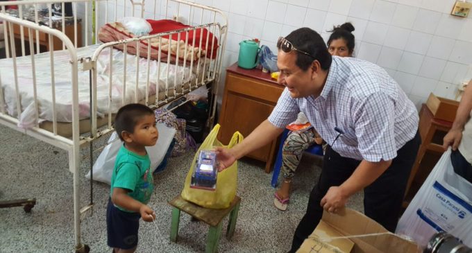 Los Reyes Magos llegan a los hospitales
