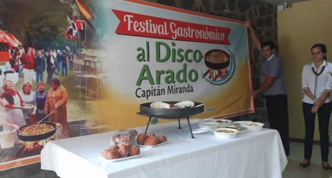 Capitán Miranda prepara el “Festival gastronómico al disco arado”