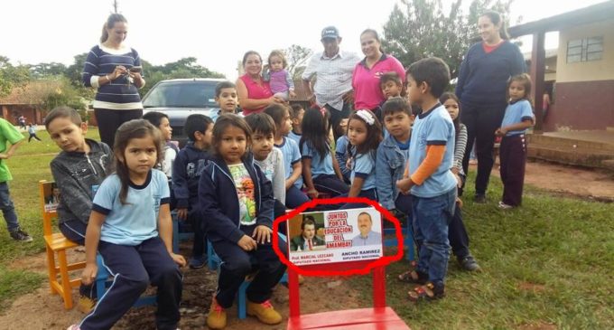 “Ancho” Ramírez niega que entrega de sillas a escuela de Amambay haya sido con fines de propaganda