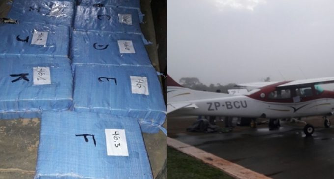 Incautan más de 500 kilos de cocaína y una aeronave