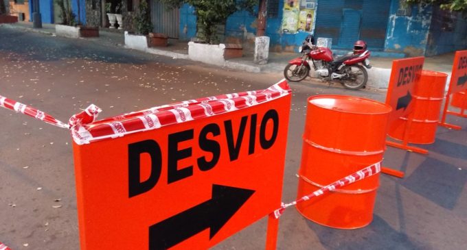 PMT informa sobre desvíos por obras en zona del Mercado 4