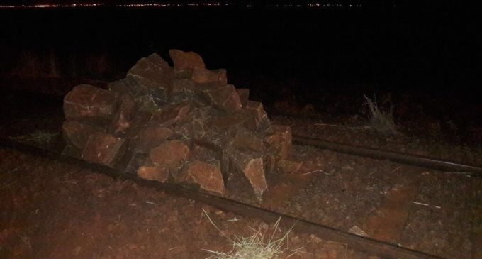 Vandalismo en tren Encarnación-Posadas: Colocaron piedras en las vías
