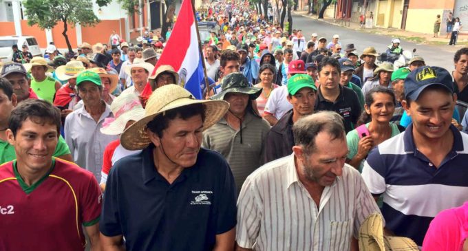 Campesinos siguen firmes en su lucha