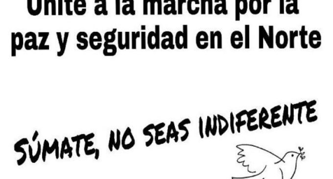 Marcha por la paz en Santa Rosa del Aguaray