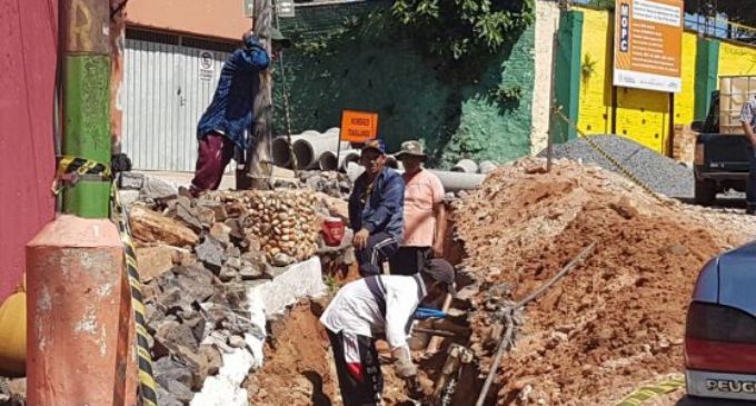Obras de mejoramiento en barrio San Jerónimo en su etapa final