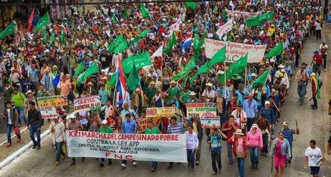 Campesinos anuncian manifestaciones en Asunción desde mañana
