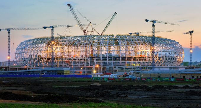 Desde Google Maps: Vista de los 12 estadios mundialistas de Rusia