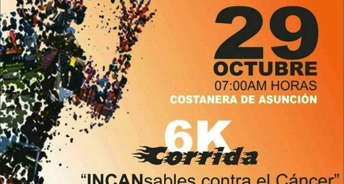 Corrida solidaria a favor del Instituto Nacional del Cáncer