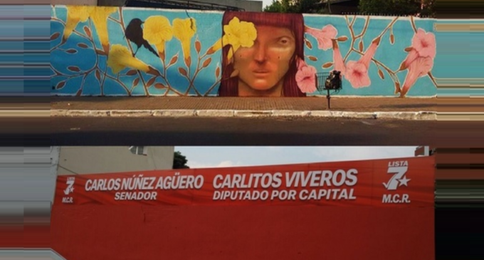 VIDEO: Carlitos Viveros dice que el mural es de su familia