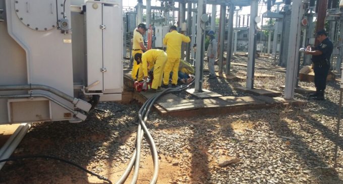 Electrocución en subestática de la ANDE deja un herido grave