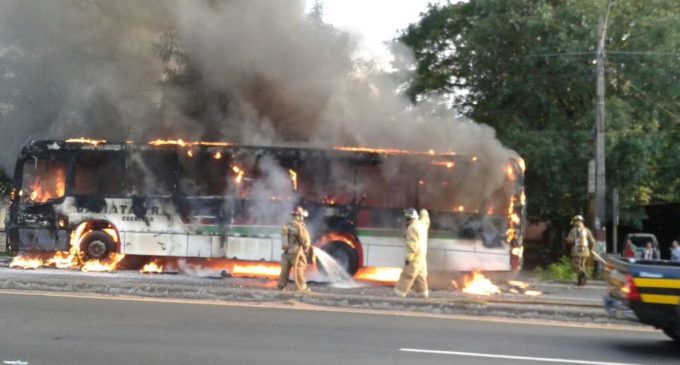 Bus incendiado poseía inspección vehicular, sostiene titular de Cetrapam