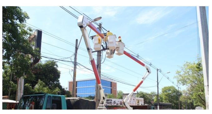 ANDE garantiza reposición de energía en zonas afectadas durante el transcurso de la mañana