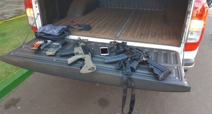 Incautan armas de guerra en Pedro Juan Caballero