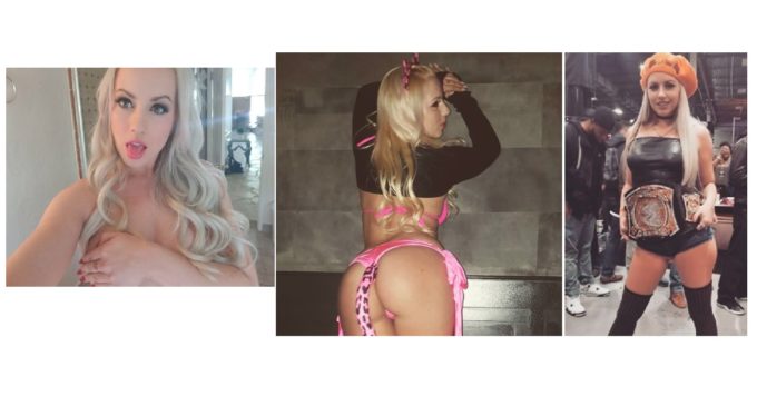 Lexi Belle, la estrella porno que quiere ser luchadora de la WWE
