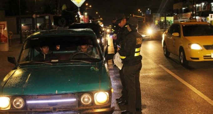 Más de 300 conductores alcoholizados fueron sacados de circulación durante fin de semana largo