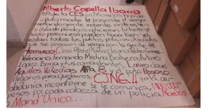 Un cartel mexicano ofrece a la población del estado de Jalisco 5.200 dólares por cada policía muerto