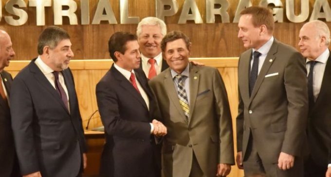 Empresarios paraguayos pidieron a Peña Nieto cerrar acuerdo comercial