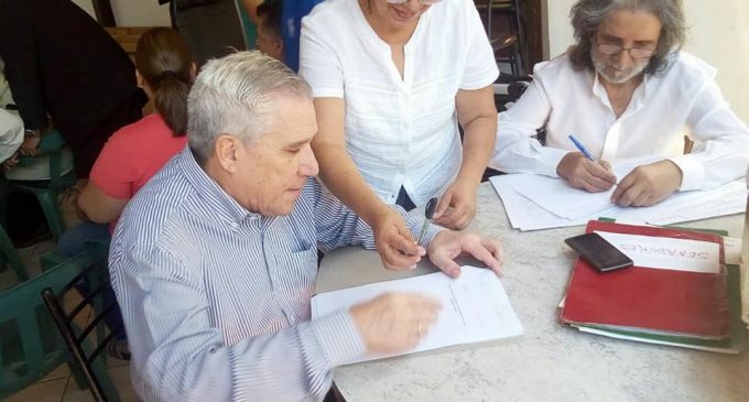 Maratónica campaña para llegar a la Presidencia inicia el equipo de Horacio Galeano Perrone