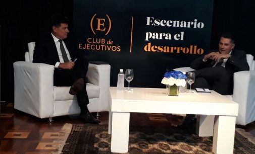 Efraín Alegre participó del primer conversatorio con Presidenciables del Club de Ejecutivos
