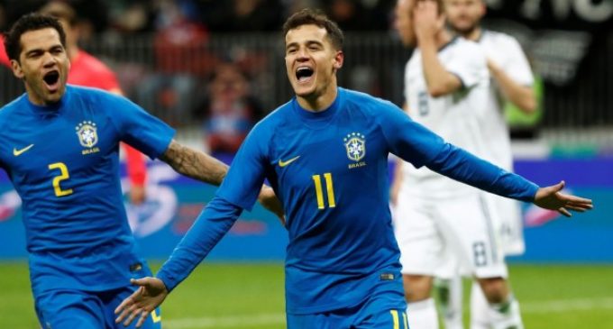 Sin Neymar, Brasil golea a la anfitriona del mundial