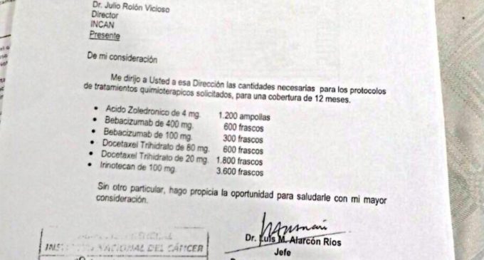 Salud Pública defiende medicamentos oncológicos adquiridos