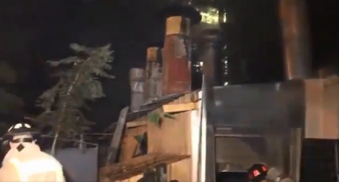 Incendio en local gastronómico de Asunción