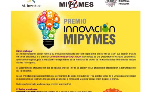 Unión Industrial Paraguaya lanza “Premio Innovación MIPYMES”