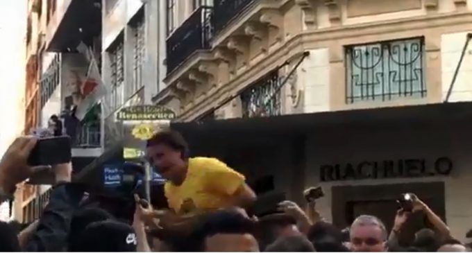 Apuñalaron a candidato presidencial en Brasil
