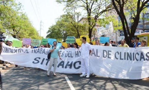 Sindicalistas de Clínicas endurecen paro escalonado