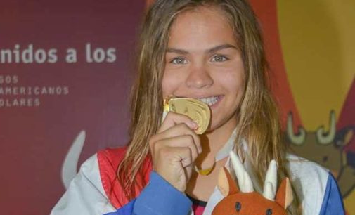 Luana Alonso es tricampeona sudamericana escolar