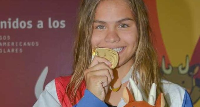 Luana Alonso es tricampeona sudamericana escolar