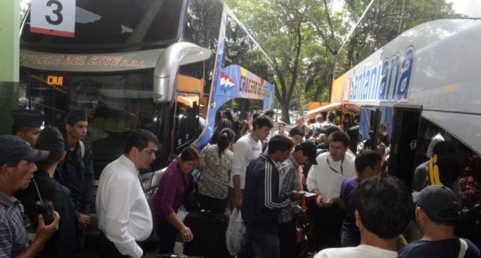 Terminal de Asunción registró más 150.000 pasajeros en último fin de semana del año