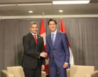 Abdo Benítez conversó sobre la crisis de Venezuela con el primer ministro canadiense