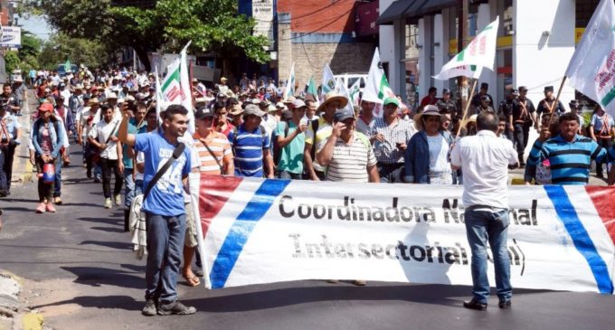 El itinerario de la marcha campesina de hoy