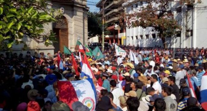 Marcha campesina: Exigirán aprobación de ley de defensa de agricultura familiar