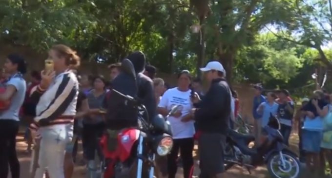 Policía inicia desalojo en Luque