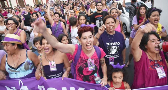 Hoy se realiza la marcha femenina #8M