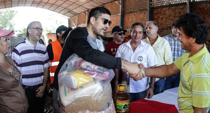 La SEN asiste a familias de Piquete Cué y Limpio