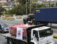 Venezuela recibió el primer cargamento de ayuda humanitaria de la Cruz Roja