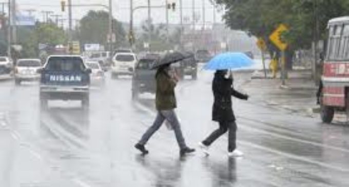 Pronostican precipitaciones y ocasionales tormentas