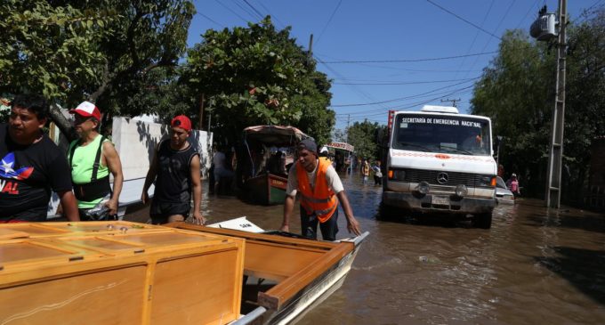 Emergencia Nacional garantiza asistencia a todos los damnificados por crecida del río