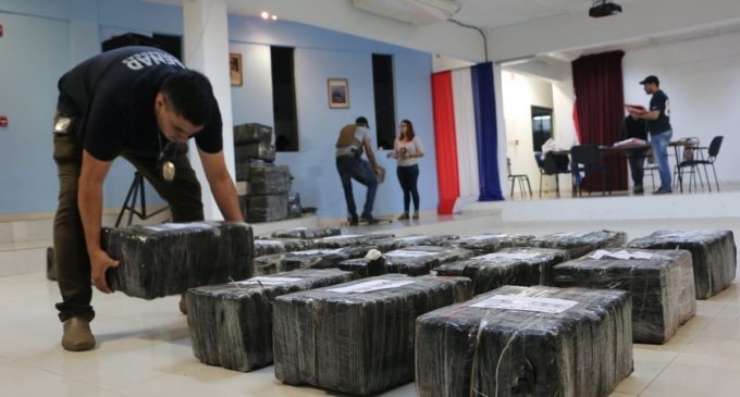 Más de una tonelada de marihuana cayó en Villeta