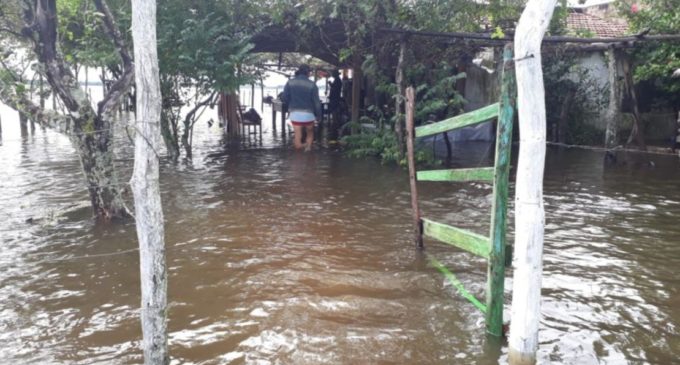 San Juan del Ñeembucú, otro distrito bajo agua
