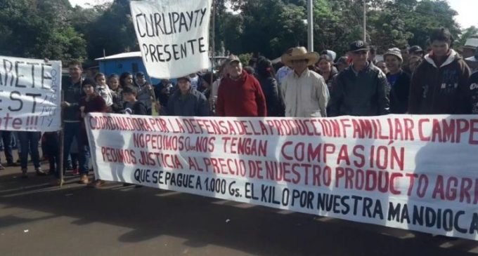 Campesinos de San Pedro retomaron manifestaciones ante incumplimiento de Gobierno