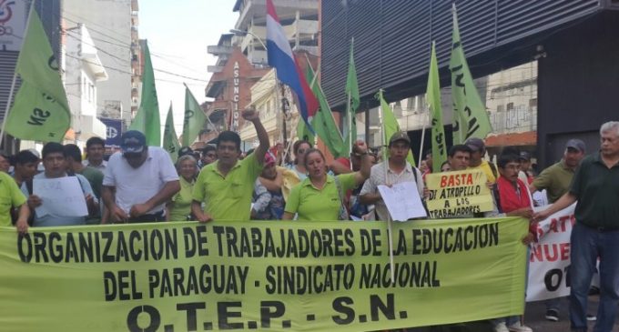 OTEP prepara manifestación a nivel nacional