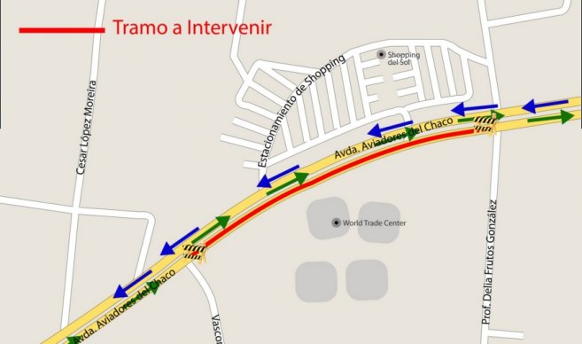 Essap reinicia obra sobre Aviadores del Chaco