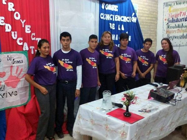 Sensibilizan a estudiantes chaqueños sobre la donación de órganos