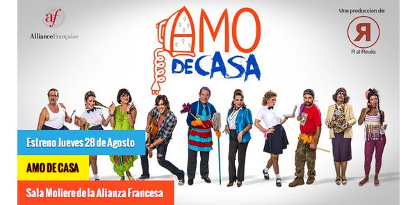 Teatro: Amo de casa se estrena el próximo 28 de agosto